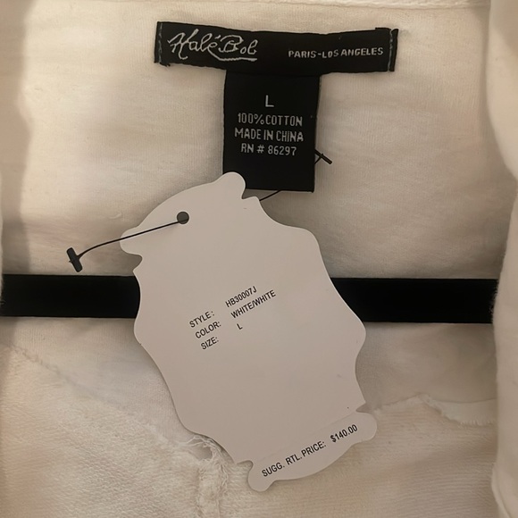 Hale-Bob Track Pants & Hoodie Set White/White  Large NWT - Picture 10 of 17